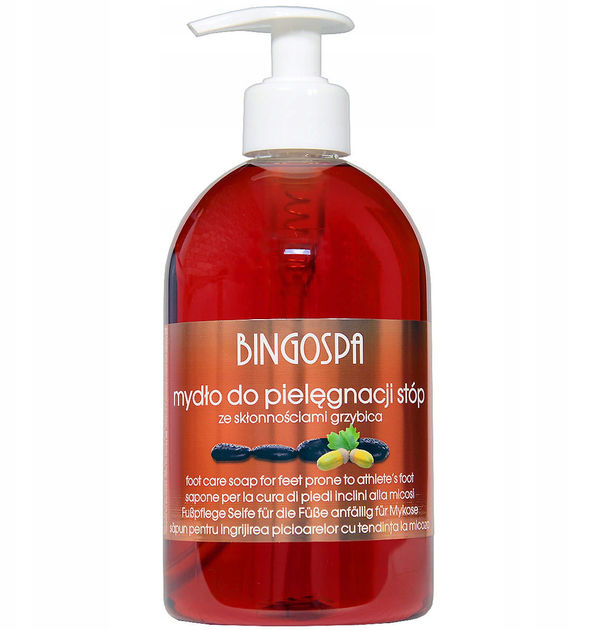 Mydło do stóp w płynie BingoSpa Grzybica 500 ml (5901842000843) - obraz 1