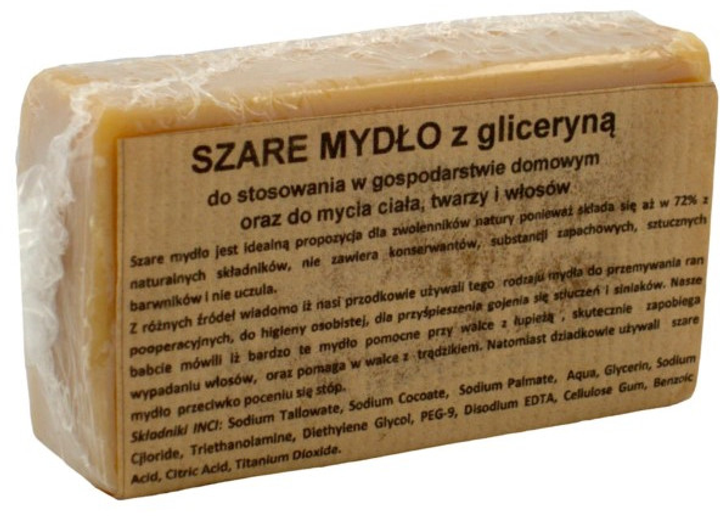 Stałe mydło Carmen Szare z Gliceryna 150 g (5907629280286) - obraz 1