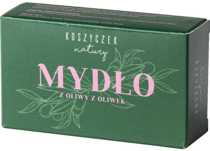 Stałe mydło Koszyczek natury z oliwy z oliwek 200 g (5903684867943) - obraz 1