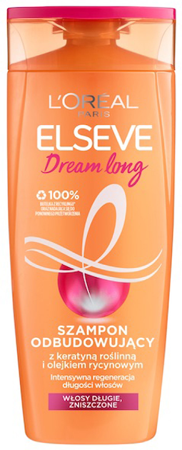 Szampon L'Oreal Paris Elseve Dream Long odbudowujący do włosów długich i zniszczonych 400 ml (3600523756186) - obraz 1