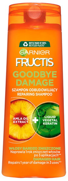 Шампунь Garnier Fructis Goodbye Damage відновлювальний для дуже пошкодженого волосся 250 мл (3600542060837) - зображення 1