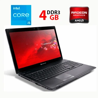 Ноутбук Packard Bell Easy Note TK85 / 15.6" (1366x768) TN / Intel Core i5-450M (2 (4) ядра по 2.4 - 2.66 GHz) / 4 GB DDR3 / 500 GB HDD / AMD Radeon HD 5470, 512 MB, GDDR5, 64-bit б/у - Фото 1 Ноутбук Packard Bell Easy Note TK85 / 15.6" (1366x768) TN / Intel Core i5-450M (2 (4) ядра по 2.4 - 2.66 GHz) / 4 GB DDR3 / 500 GB HDD / AMD Radeon HD 5470, 512 MB, GDDR5, 64-bit б/у - изображение 1