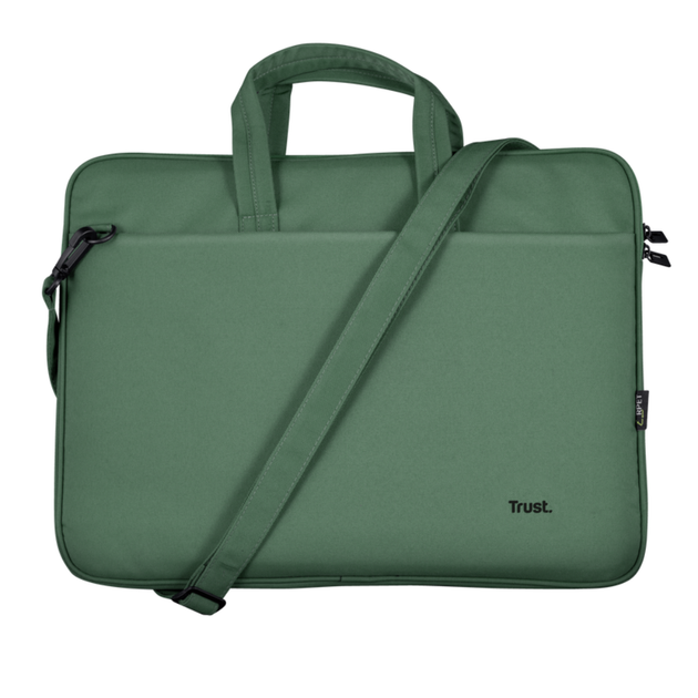 Сумка для ноутбука 16" Trust Bologna Slim Bag 16 Зеленый (24450) - изображение 2