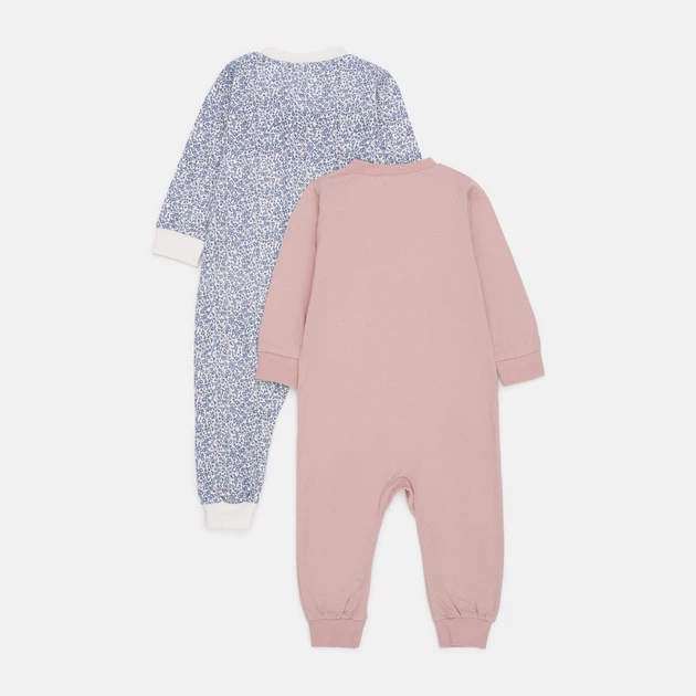 Піжама (2шт) H&M 98см біло-синій, пудровий 409711235 - зображення 2