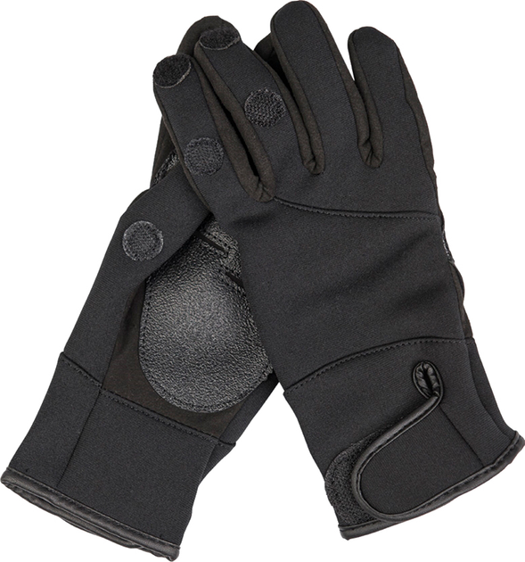 Перчатки тактические MIL-TEC Neoprene/Amaro Shooting Gloves 11657002 L Black (2000980579945) - изображение 1