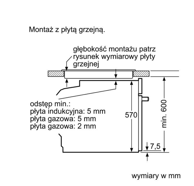 Piekarnik elektryczny Bosch Serie 4 HBA553BA0 - obraz 7