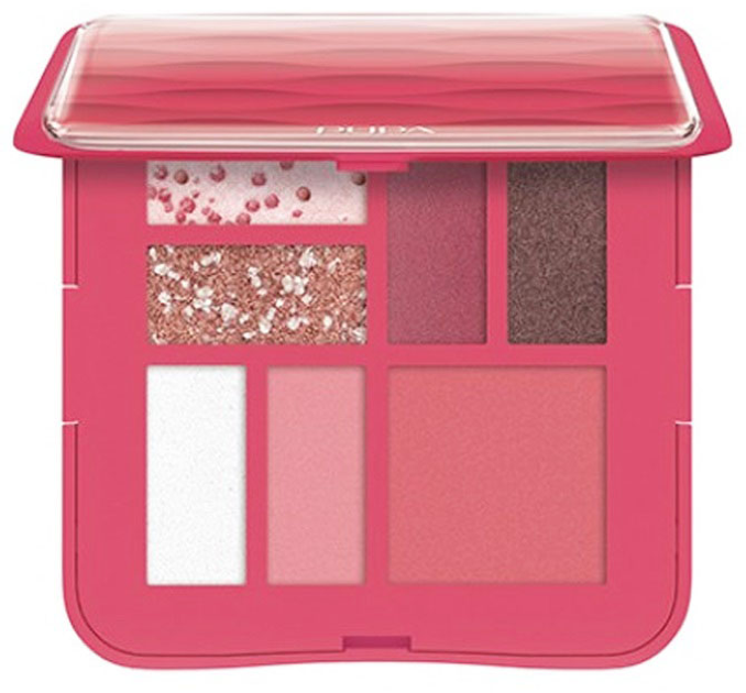 Палетка тіней до повік Pupa Milano 3D Effects Design S Eyeshadow Palette Coral 8 г (8011607371341) - зображення 1