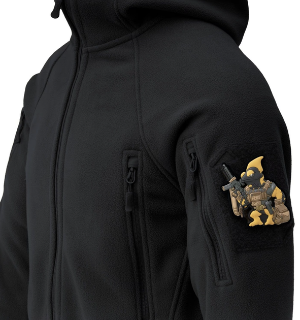 Флісова куртка Helikon-Tex Patriot MK2 Black M - зображення 4