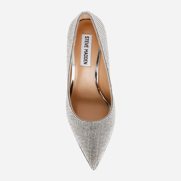 Жіночі човники Steve Madden Klassy-R Pump SM11002617-751 37 23 см Сріблясті (8720857173413) - зображення 6