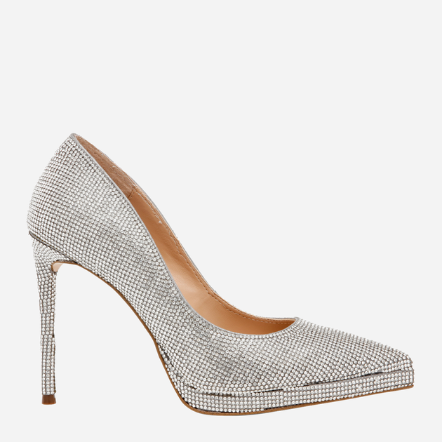 Czółenka damskie na obcasie Steve Madden Klassy-R Pump SM11002617-751 41 26.2 cm Srebrne (8720857173451) - obraz 1