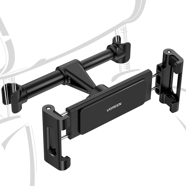 Автотримач для телефону Ugreen LP160 Car Headrest Mount Holder Black (6957303861088) - зображення 2