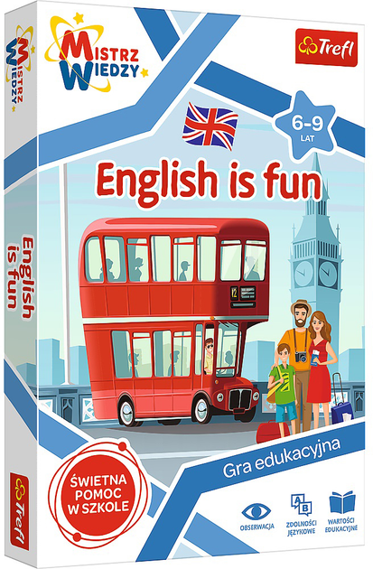 Настільна гра Trefl English is Fun (5900511019544) - зображення 1