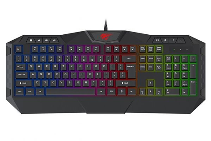 Клавиатура Havit hv-kb510l Black, usb, игровая, подсветка (6939119030681) - изображение 1