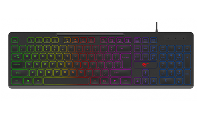Клавиатура Havit hv-kb275l Black, usb, подсветка (6939119031299) - изображение 1