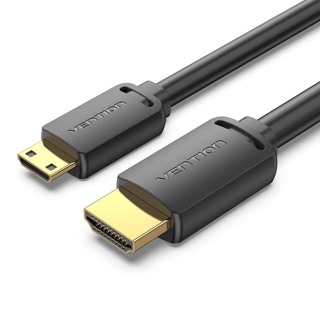 Кабель Vention HDMI - mini HDMI, 3 m, v2.0, 4K 60Hz (AGHBI) - Фото 1 Кабель Vention HDMI - mini HDMI, 3 m, v2.0, 4K 60Hz (AGHBI) - изображение 1