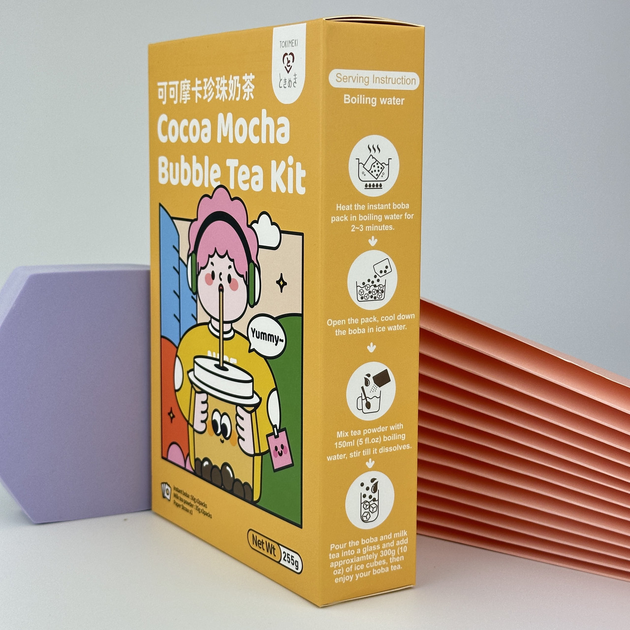 Набор Bubble Tea Kit Tokimeki Cocoa Mocha 255 г от продавца: Vlipli –  купить в Киеве, Украине