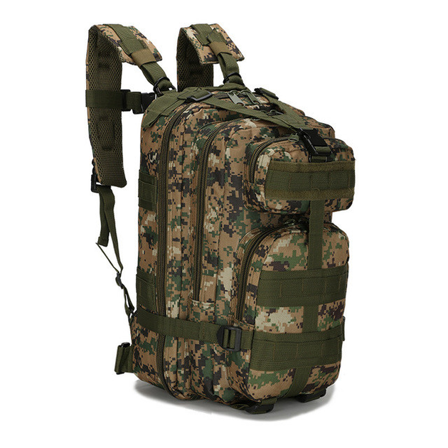 Тактический походный рюкзак Military T 412 25 L Камуфляжный пиксель - изображение 1
