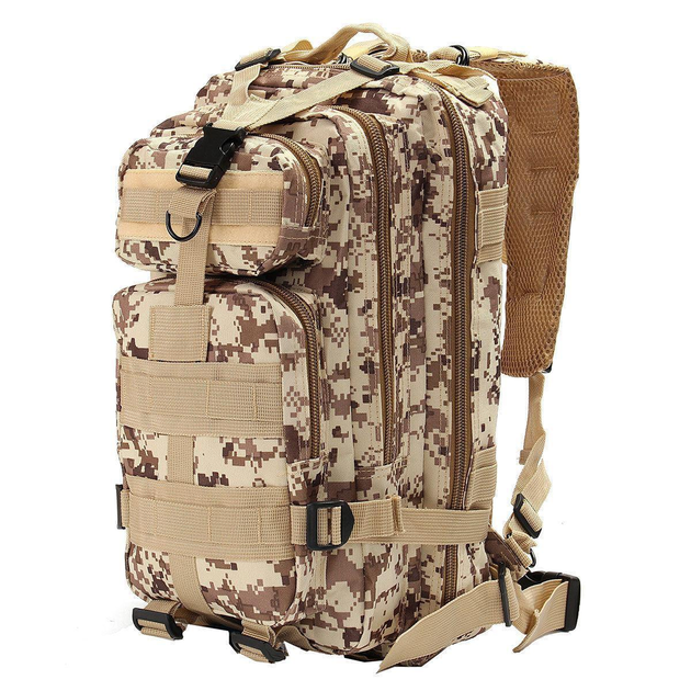 Тактичний похідний рюкзак Military T 413 25 L Камуфляжний піксель - зображення 1