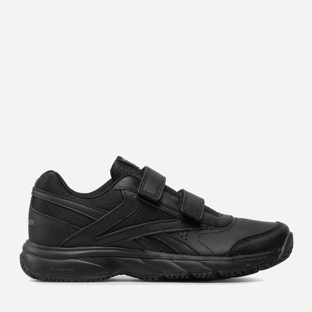 Buty sportowe męskie na rzepy skórzane do kostki Reebok Work N Cushion 4.0 100001168 43 (10US) 28 cm Czarne (4062056069390) - obraz 1