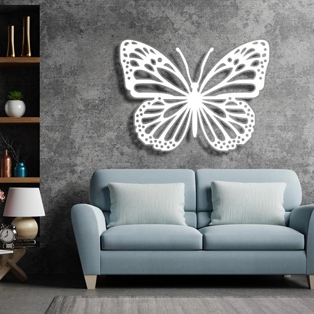 Бабочки из бумаги на стену. Вариант 1.