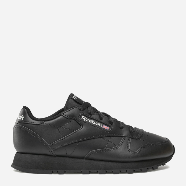 Buty sportowe damskie skórzane na platformie do kostki Reebok Classic Leather 100008497 37 (6.5US) 23.5 cm Czarne (4065418342841) - obraz 1