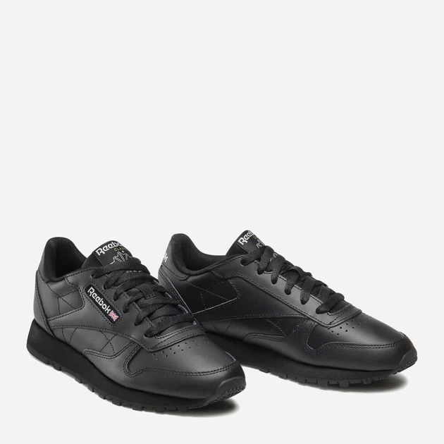 Buty sportowe damskie Reebok Classic Leather 100008497 37 (6.5US) 23.5 cm Czarne (4065418342841) - obraz 3