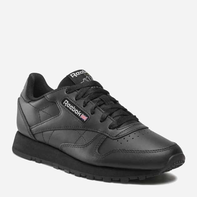 Жіночі кросівки Reebok Classic Leather 100008497 38 (7.5US) 24.5 см Чорні (4065418342810) - зображення 2