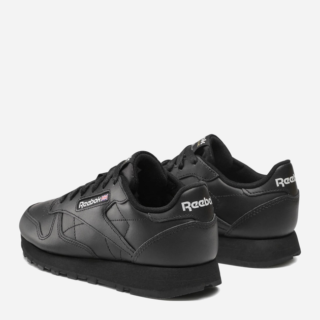 Buty sportowe damskie Reebok Classic Leather 100008497 37 (6.5US) 23.5 cm Czarne (4065418342841) - obraz 4