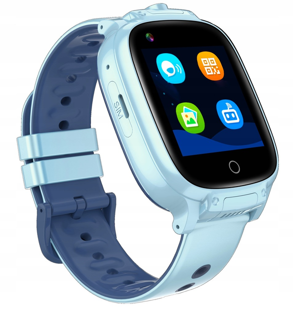Дитячий смарт-годинник Garett Kids Twin 4G Blue (TWIN_4G_NIEB) - зображення 5