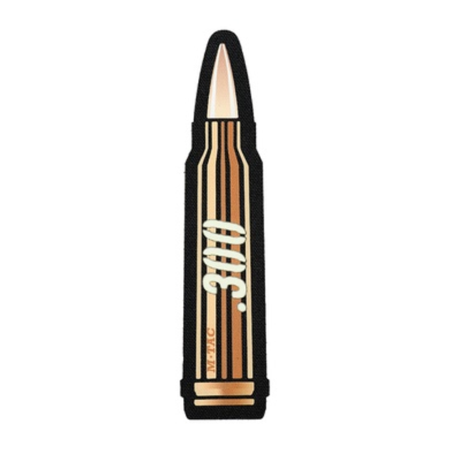 M-Tac нашивка .300 Ammo Black/Gid - зображення 1