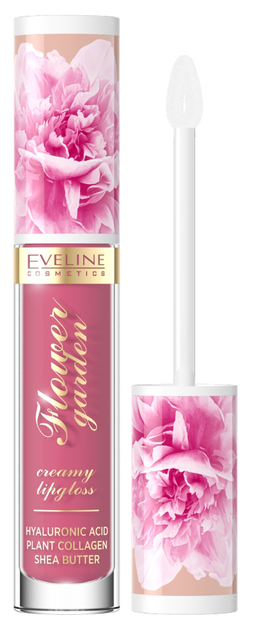Блиск для губ Eveline Cosmetics Flower Garden кремовий 03 4.5 мл (5903416052418) - зображення 1