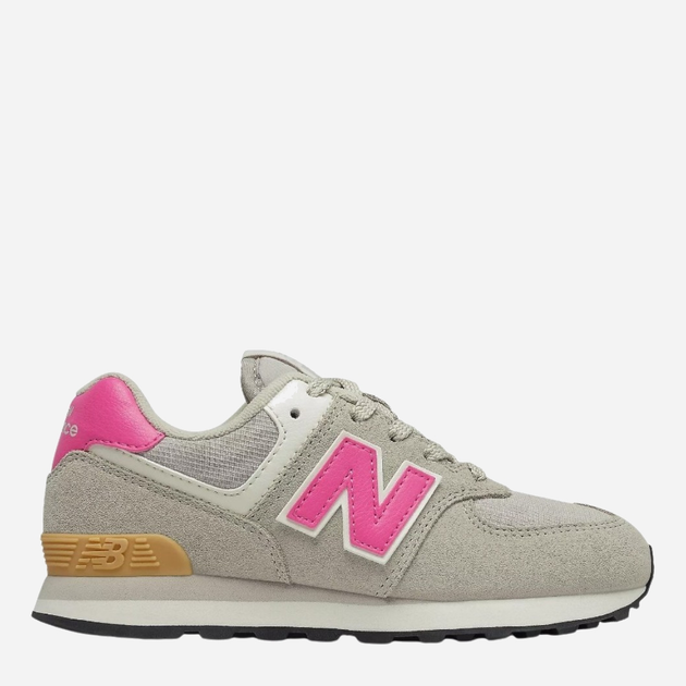 Buty sportowe dziecięce dla dziewczynki New Balance 574 PC574ME2 28.5 Szare (195173142265) - obraz 1