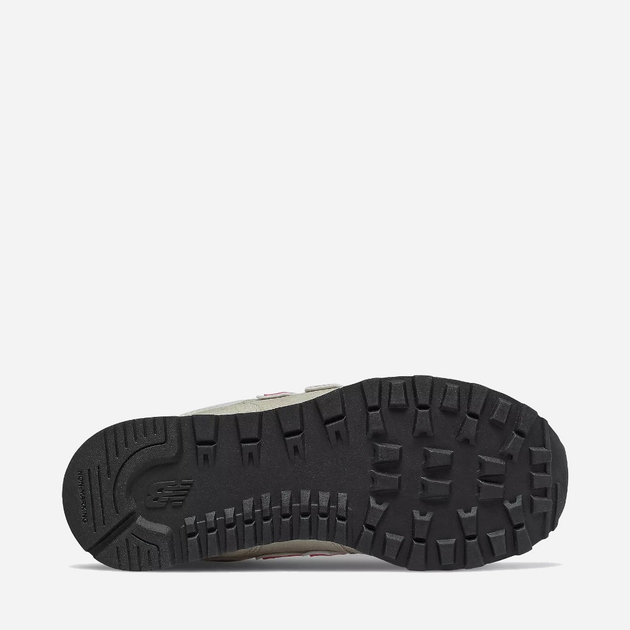 Buty sportowe dziecięce dla dziewczynki New Balance 574 PC574ME2 33 Szare z różowym (195173142210) - obraz 4