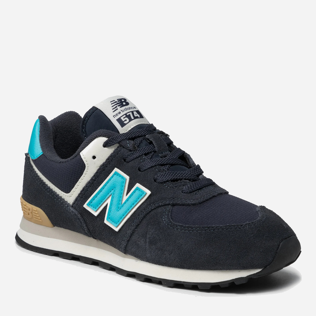 Дитячі кросівки для хлопчика New Balance 574 PC574MS2 32.5 Темно-сірі (195173141701) - зображення 2