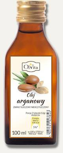 Olej arganowy Olvita Tłoczony na zimno 100 ml (5907591923846) - obraz 1