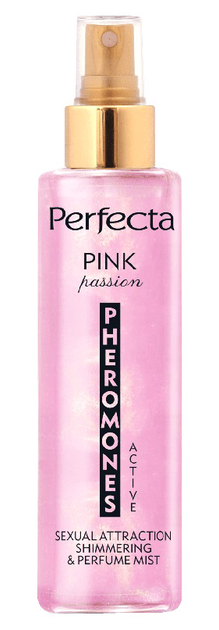 Mgiełka do ciała Perfecta Pheromones Active perfumowana Pink Passion 200 ml (5900525076762) - obraz 1