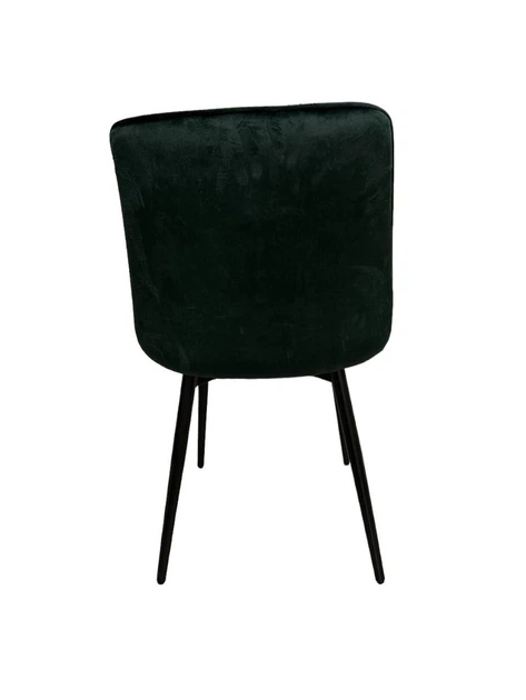 Комплект крісел м'яких Velka Chic Velvet темно зелений VBL19 (4шт.) - зображення 4