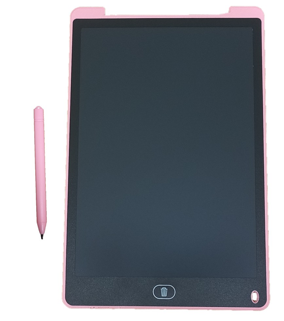 Графический планшет для рисования LCD Writing Tablet 12 дюймов розовый ...