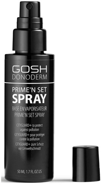 Міст для обличчя Gosh Donoderm Face Mist Prime'n Set Spray 50 мл (5711914122331) - зображення 1