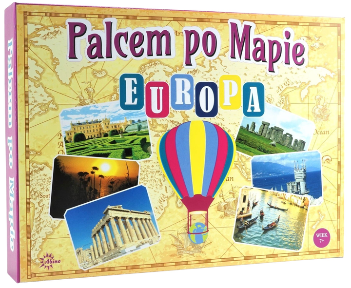 Настільна гра Abino Пальцем по мапі - Європа (5907438272663) - зображення 1