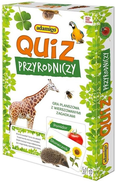 Gra planszowa Adamigo Quiz przyrodniczy (5902410007554) - obraz 1