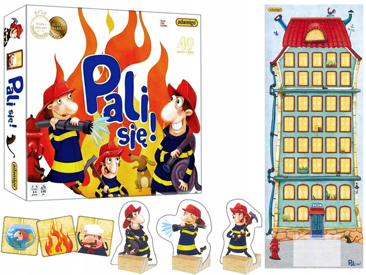 Настільна гра Adamigo Пожежники (5902410007745) - зображення 2
