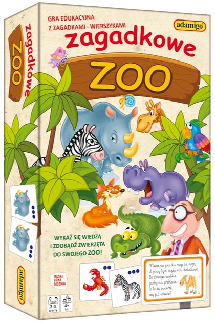 Gra planszowa Adamigo Zagadkowe zoo (5902410007707) - obraz 1