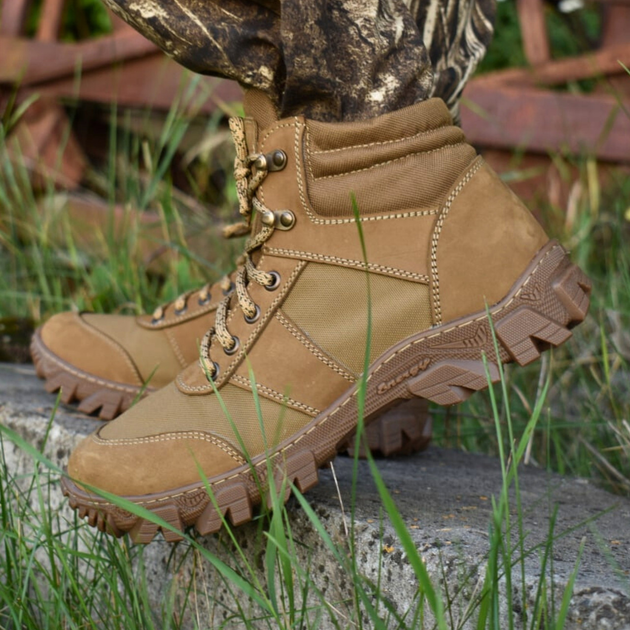 Демисезонные Берцы Тактические Ботинки Мужские Кожаные 39р (26 см) MSD-000045-RZ39 - изображение 1