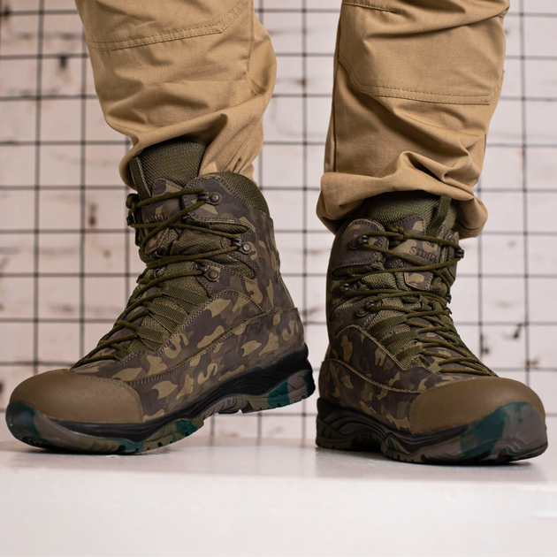 Демисезонные Берцы Тактические Ботинки Мужские Кожаные 37р (24,7 см) STD-000049-RZ37 - изображение 1