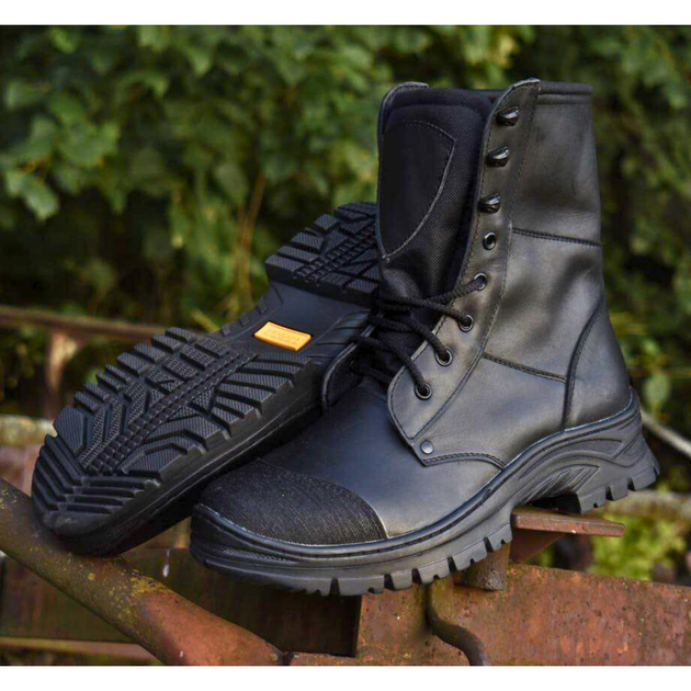 Демисезонные Берцы Тактические Ботинки Мужские Кожаные 47р (31,5 см) MSD-000141-RZ47 - изображение 2