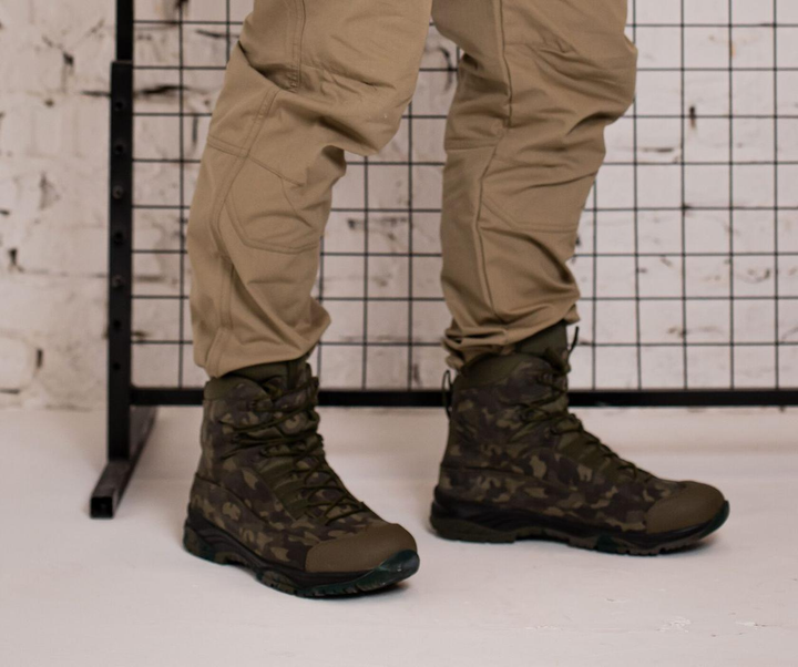 Демисезонные Берцы Тактические Ботинки Мужские Кожаные 40р (26,7 см) STD-000049-RZ40 - изображение 2