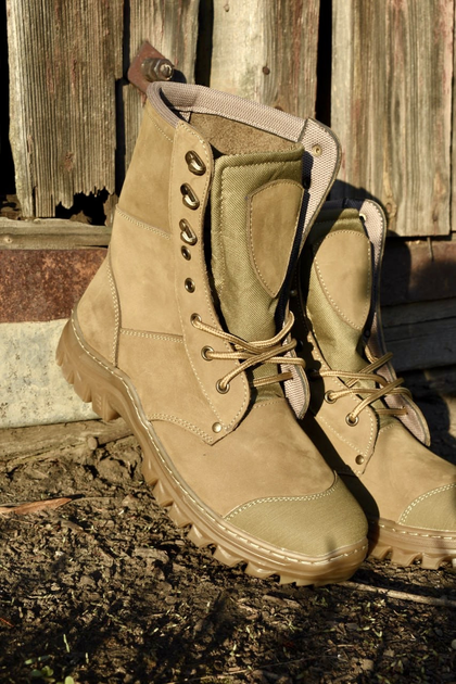 Демисезонные Берцы Тактические Ботинки Мужские Кожаные 41р (27 см) MSD-000037-RZ41 - изображение 2