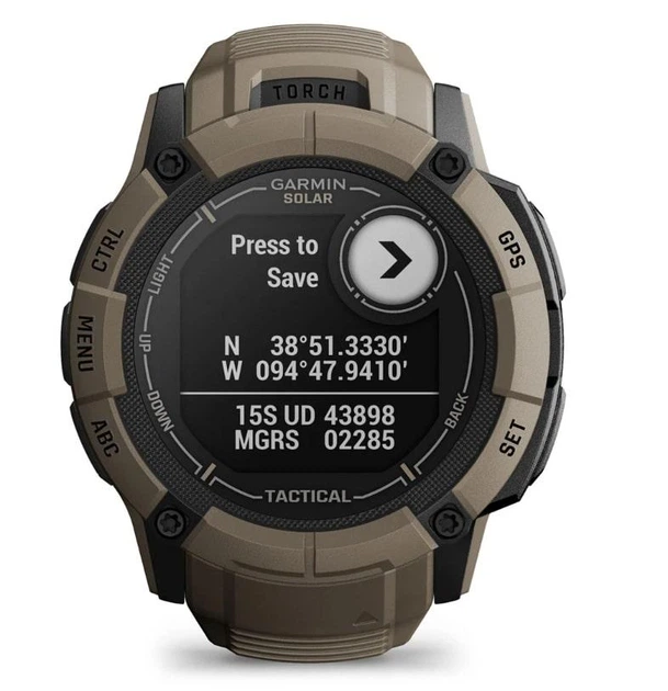 Смарт-годинник Garmin Instinct 2X Solar Tactical Coyote Tan (010-02805-64) - изображение 8