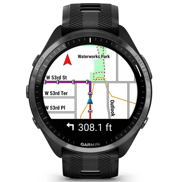 Смарт-часы Garmin Forerunner 965 Carbon Gray DLC Titanium Bezel with Black Case and Black/Powder Gray - изображение 7